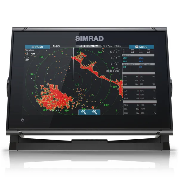 Simrad GO9 XSE kartplotter med ekkolodd