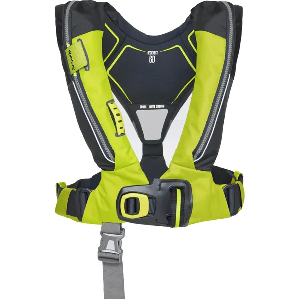Spinlock Deckvest 6D 170N automatisk oppblåsbar redningsvest (gul)