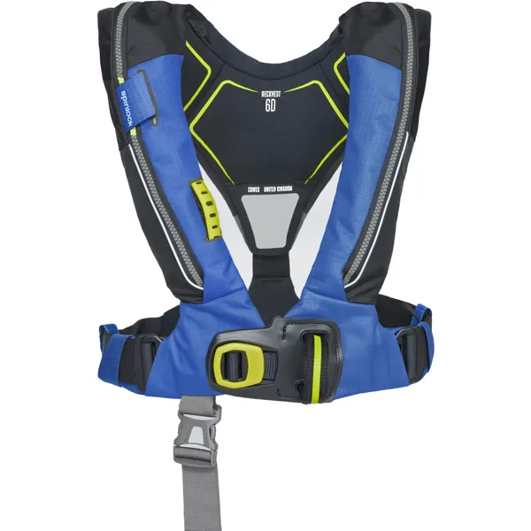 Spinlock Deckvest 6D 170N automatisk oppblåsbar redningsvest (blå)