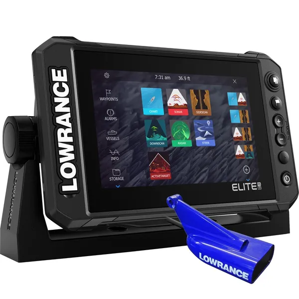 Lowrance Elite-7 FS kartplotter med ekkolodd (inkl. HDI giver)