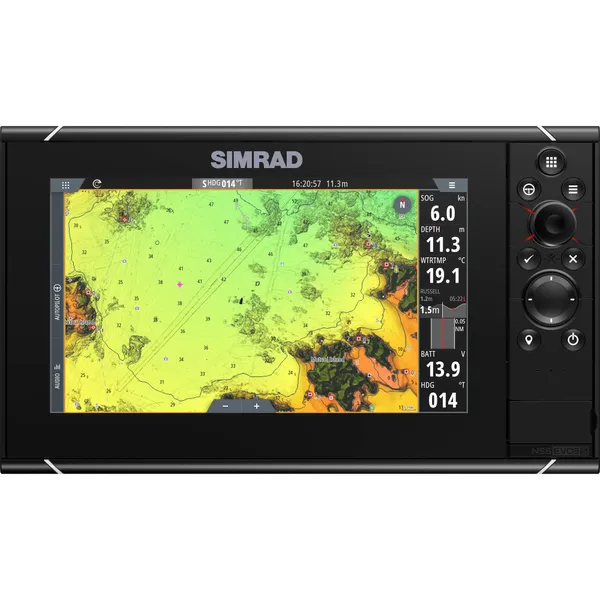 Simrad NSS9 evo3-S kartplotter med ekkolodd