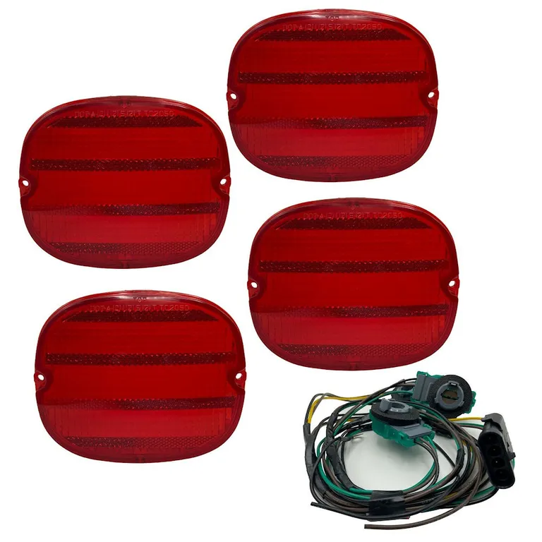 Lykteglass zr1 røde pr. stk