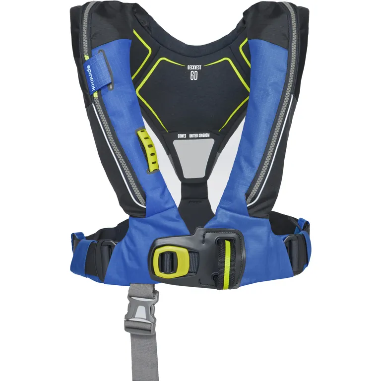 Spinlock Deckvest 6D 170N automatisk oppblåsbar redningsvest (blå)