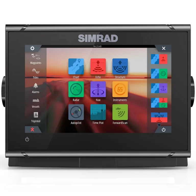Simrad GO7 XSR kartplotter med ekkolodd (inkl. HDI-giver)