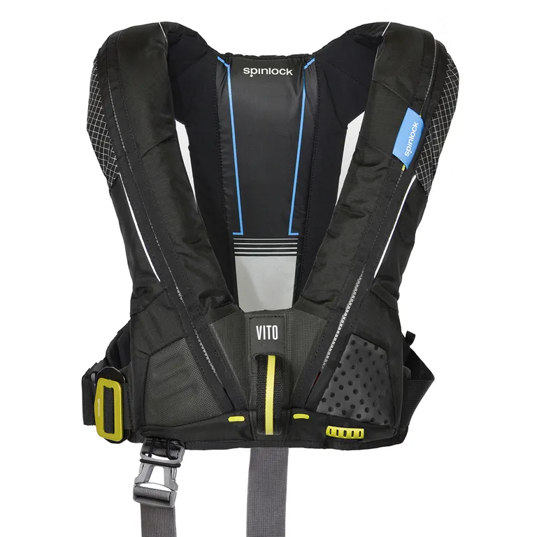 Spinlock Deckvest Vito 275N oppblåsbar redningsvest med lys